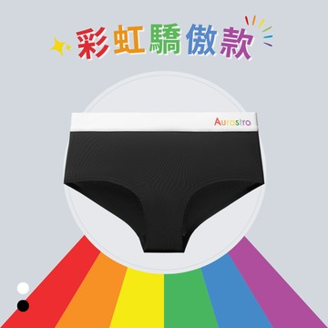 【Aurastro】女生內褲 彩虹內褲 冰絲內褲 莫代爾內褲 中性內褲 女三角內褲 大尺碼內褲 三角褲 A1822