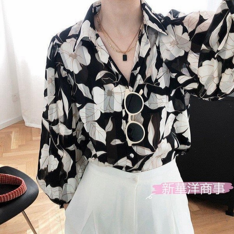 シャツブラウス レディース シャツ 長袖 春夏 フローラル フォーマル シワになりにくい レトロス キッパーシャツ ワイシャツ 通販 Lineポイント最大0 5 Get Lineショッピング