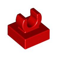 變形平滑磚 1x1 紅色 15712
