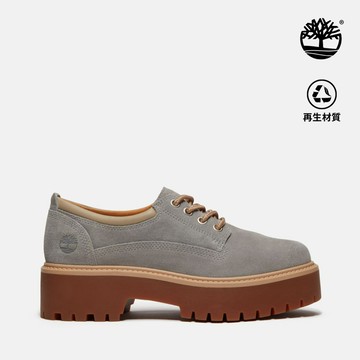 【限店販售】女款水泥灰Stone Street莫卡辛厚底鞋|A5UF9EJR