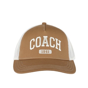 COACH 1941 標誌棉質棒球帽 M-L (奶茶色) CAA61 LQD