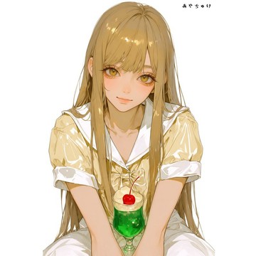 【8 月新品】07-139-0041 人物貼紙 簡約夏日女孩
