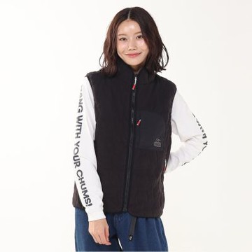 CHUMS Booby Stitch Fleece Vest 男 刷毛背心 黑色 CH041472K001