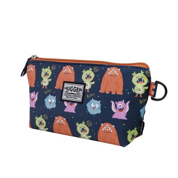 HUGGER - 萬用小物袋M 怪獸 (化妝旅行盥洗收納零錢證件文具筆袋)