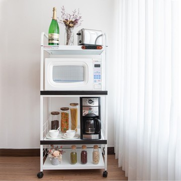 【愛樂美】AI智慧2拉板4層電器收納架 置物架 層架 附插座(A-124-5)