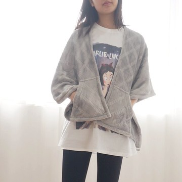 簡約純色辦公室午睡披肩毯單人客廳法蘭絨膝蓋毯午休保暖護肩毯