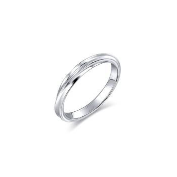 PROMESSA 「星宇」流轉造型 18K情侶結婚戒指 對戒款