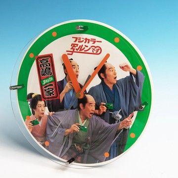 桑惠商號 昭和時期 日本FUJIFILM 富士底片X高嶋一家 紀念電掛鐘