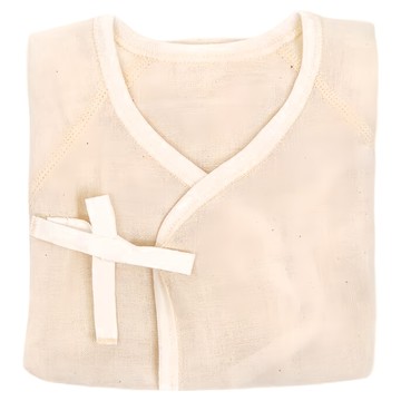 MARURU 有機棉紗布衣  XXS/50cm  無染色