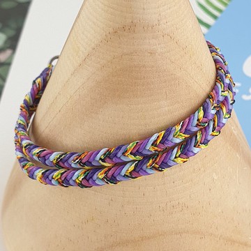 Z-88泰國蠶絲蠟線(雙層纏繞) @內含五色線 衝浪腳繩 幸運手環