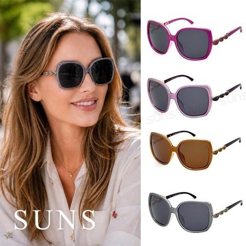 【SUNS】淑女款名媛偏光墨鏡/太陽眼鏡 抗UV(81557)