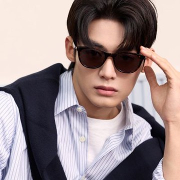 CARIN橢圓框太陽眼鏡/豹紋#ROENN R C2