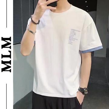 韓版短T 港風短袖上衣 短袖T恤男 男生短袖印花T恤 男女衣著 男生上衣 短袖短T 短袖上衣【MLM】