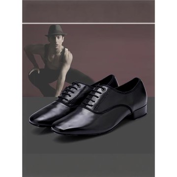 男士摩登舞鞋男款廣場舞鞋透氣黑色舞蹈鞋國標舞38-46碼大碼專業