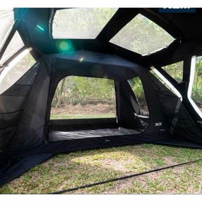 ■値下げ■KZM カズミアウトドア■ X5　 リビング型テント　ブラック X5リビング型4〜5名用テント KZM OUTDOOR（カズミアウトドア