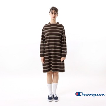 Champion Women條紋連身裙(深棕色)