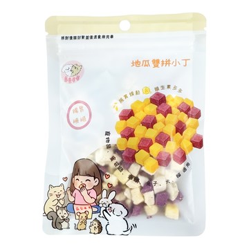 MaoMao Loved 寵愛毛毛 狗零食雙拼小丁  15g  1包  地瓜