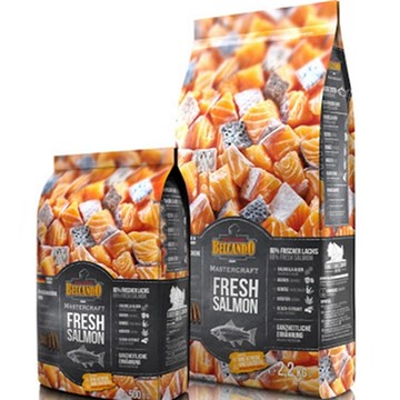 德國BELCANDO柏肯特-鱻鮭魚優選極低敏配方 2.2kg x 2入組(BE5315)(購買第二件贈送寵物玩具x1包)