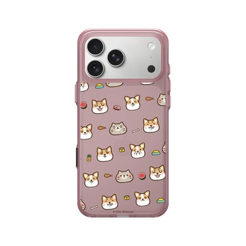 iPhone 17 Pro Max Clear (相機按鈕) 晶醺玫 - 柴語錄 Shiba Says - 滿滿吃貨