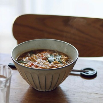 【Yourtableware】新品上市 日本 美濃燒 窯變 刻紋 丼飯碗 碗公 拉麵碗 喬遷禮