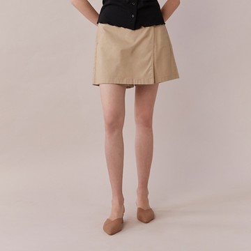 GIORDANO  女裝輕薄卡其褲裙 - 38 沙漠卡其