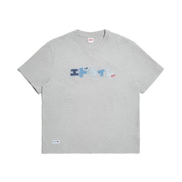 EDWIN｜CORE｜男裝｜寬版拼布方塊短袖T恤