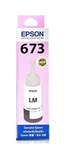 EPSON T673/T6736/T673600原廠淡紅色墨水 適用:L800/L805/L1800