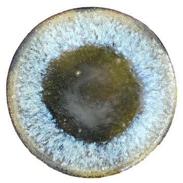 窯變盛盤 陶瓷材質 適用溫度-30°C~100°C 日本產  白流  1個  8吋