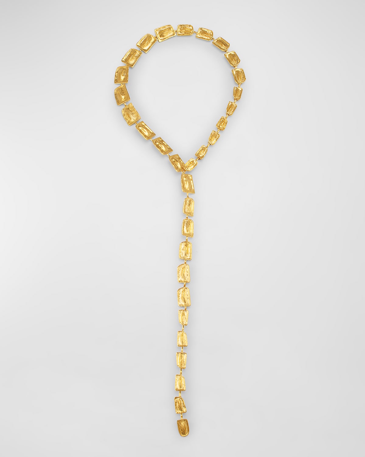 Brass Lariat Necklace