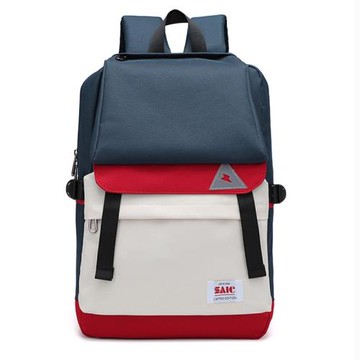 韓版大容量雙肩包牛津布書包日韓原宿高中大學生初中生撞色包潮包