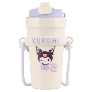 BEDDYBEAR 杯具熊 心氣保溫咖啡杯  心氣酷洛米 米白色 + 紫色  500ml  1個