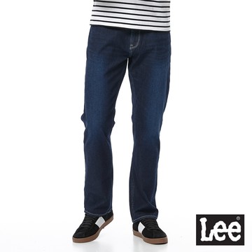 Lee 743 四面彈中腰舒適直筒牛仔褲 男 深藍 Modern LL19023144M