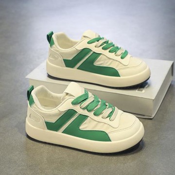 板鞋女2025新款厚底小眾美式鞋子女春秋季復古百搭設計感休閑潮鞋