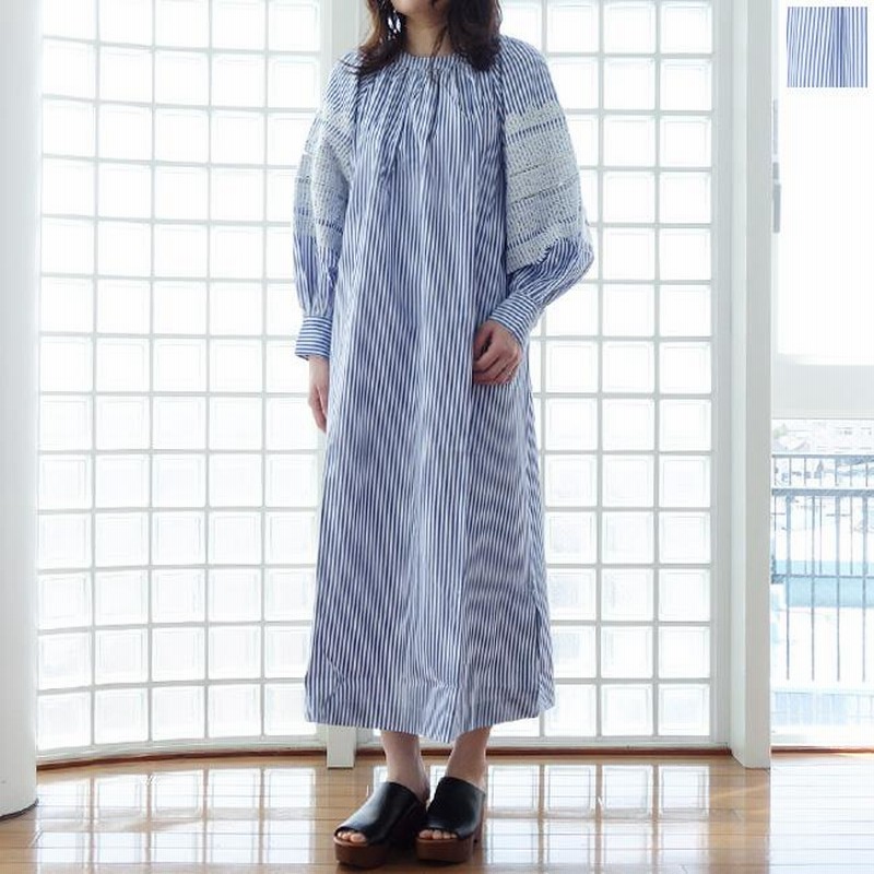 サラマリカ ヌキテパ Mサイズ 刺繍ロングワンピース ピンク