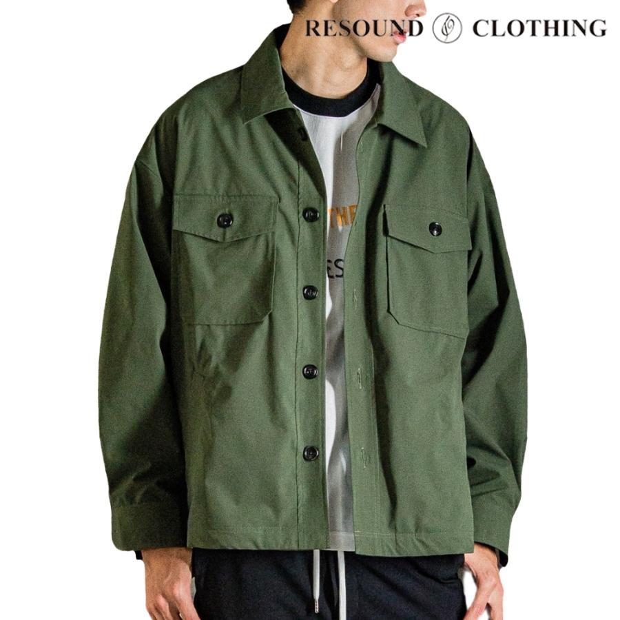 RESOUND CLOTHING ジャケット TECH OVER CPO RC31-JK-005 KHAKI | LINEブランドカタログ