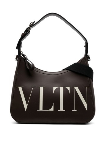 Valentino Garavani - VLTN hobo tote bag - men - Calf Leather - One Size - Brown