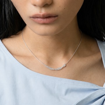 Soft | 純銀浪捲項鍊