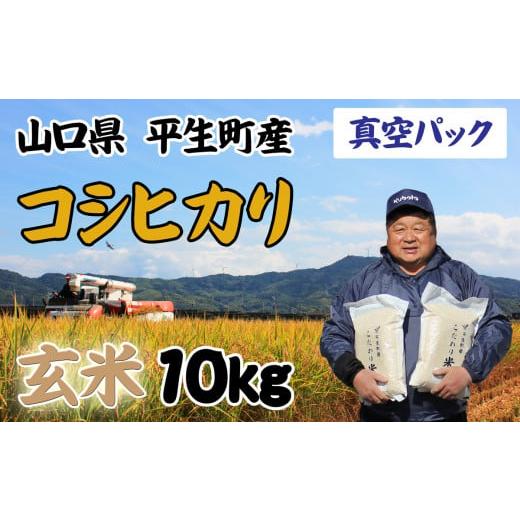 ふるさと納税 山口県 平生町 コシヒカリ 玄米 10kg（5kg×2袋）新米　令和5年産 a10-1