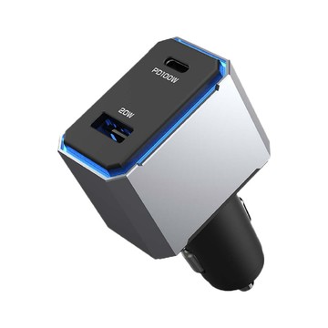 KASHIMURA DC-072 QC+PD 雙孔高速快充車充頭 120W(100W+20W)