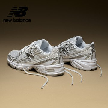 【New Balance】 NB 復古鞋_中性_白銀色_U740WM2-D楦 740 (版型正常)