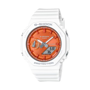 【CASIO G-SHOCK】2023季節系列八角雙顯休閒運動腕錶/GMA-S2100WS-7A/台灣總代理公司貨享一年保固