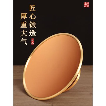 供盤家用供奉純銅佛前供果盤觀音貢盤財神爺水果供盤家用仙家盤