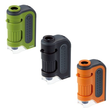 【日本 藤井 Raymay】 Zoom 自然觀察 60倍~120倍 輕便型顯微鏡 (3色可選) 自然顯微鏡