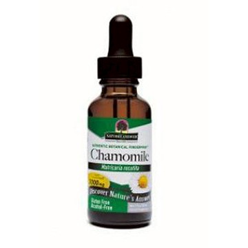 Chamomile Flowers Alcohol Free Extract 1 FL Oz by Natures Answer