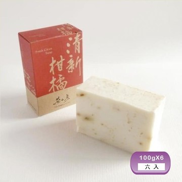 茶山房-【清新柑橘皂】六入組