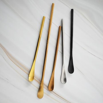 日式304不銹鋼咖啡攪拌勺 長柄可愛杯勺創意冰勺長牛奶勺子攪拌棒