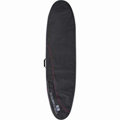Ocean  Earth Compact Day BlackRed Longboard Surfboard Bag - Fits 1 Board - 255 x 7