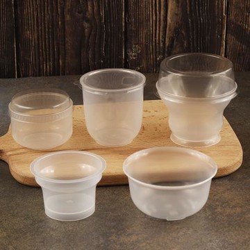 加厚水浴耐高溫塑料布丁杯商用烘焙芝士蛋糕杯胖胖布丁酸乳酪模具