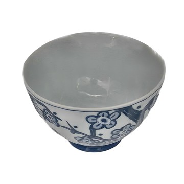 日本 有田燒繪梅飯碗  1個