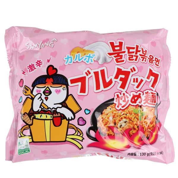 カルボブルダック炒め麺-日本語版 韓国ビビン麺 韓国ラーメン